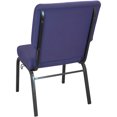 thumbnail image 3 of 35” Purple and Black Stackable Sanctuary Chair, 3 of 3