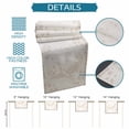 thumbnail image 6 of Beige Crane Silhouette Table Runner 70 Inches, Modern Abstract Flowers Botanical Bed Runner Dresser Scarves Tabletop for Indoor Outdoor Parties/Ceremony/Banquet, 13" x 70", 6 of 9