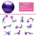 thumbnail image 4 of Pelota de ejercicio y yoga para gimnasio en casa, pelota de estabilidad para entrenamiento y fitness, pelota de equilibrio para silla de oficina., 4 of 5