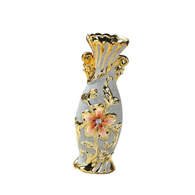 yuksok Ceramic Vase, Decorative Flower Pot for Cafe Home Decoration Living Room Parties G