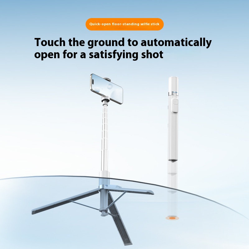 Extended Selfie Stick Tripod - Bigcan 1.7M Bluetooth Monopod with Remote Shutter, Foldable Aluminum Phone Holder for iPhone Android, Vlog Travel Photography Tool