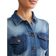 thumbnail image 4 of EV1 from Ellen DeGeneres Patchwork Denim Jacket Women's, 4 of 5