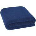 thumbnail image 3 of Cotton Paradise 100% Cotton 40 by 80 inches Bath Sheet, Soft Absorbent Quick Dry Towels for Bathroom, Navy Blue, 3 of 7