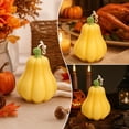thumbnail image 4 of Tyidzon 2 Pcs Fall Pumpkin Scented Candles Soft Macaron Handmade Ambient Candles for Home Table Bedroom Bathroom Party Thanksgiving Decorations, 4 of 7