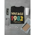 thumbnail image 3 of Vintage 1982 Original T-Shirt Men -Smartprints Designs, Male Large, 3 of 4