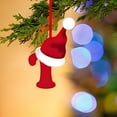 thumbnail image 2 of Utoimkio 26 Letters Red and White Christmas Ornaments Christmas Tree Decorations Pendant Christmas Tree Ornaments,Xmas Tree Hanging Decor Party Supplies, 2 of 5