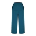 thumbnail image 6 of Women Half Zip Sweatsuit 2 Piece Set Pullover Wide Leg Pants Long Sleeve Tracksuit Active Lounge Matching Outfit, 6 of 7