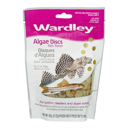 Wardley Algae Discs Fish Food, 3.0-oz.