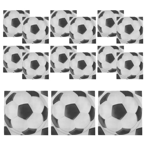 GOOHOCHY Soccer Themed Party Decorations with Unique Design Paper Napkins for Sports Parties Multi Color 20pcs