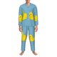 thumbnail image 3 of Fotbe Cute Ducky Pijama de Hombre con Estampado de Manga Larga, Conjunto de 2 Piezas, Ropa de Dormir Suave y Cómoda con Bolsillos-Large, 3 of 7