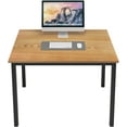 thumbnail image 3 of SogesPower 29.5"H Rectangle Computer Desk- Teak Black, 3 of 8