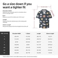 thumbnail image 5 of Kdxio Men's Hawaiian Shirt for Men Short Sleeve Shirt Cartoon Animals Summer Casual Holiday Beach Button Down T-Shirts, 5 of 7