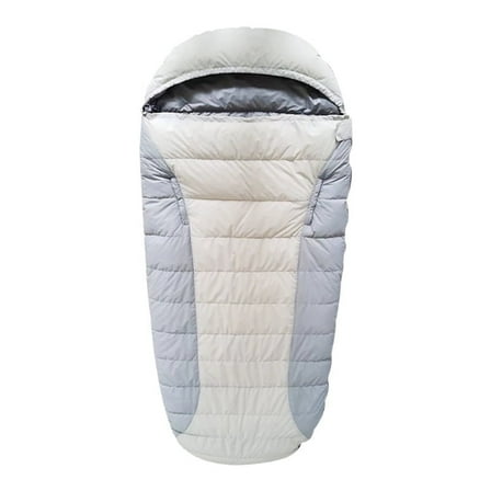 Egg-Shaped Down Sleeping Bag, White