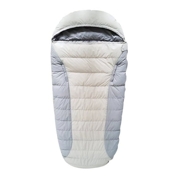 Egg-Shaped Down Sleeping Bag, White