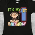thumbnail image 4 of Inktastic Monkey First Birthday Boys or Girls Baby Bodysuit, 4 of 5