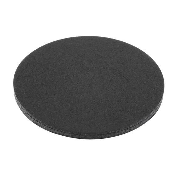 Uxcell Round Plant Coasters, Felt Pad Mat, Black 10 Inch