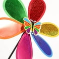 thumbnail image 3 of OULII 4pcs Colorful Lawn Windmills Garden Windmill Adornment Festive Atmosphere, 3 of 8