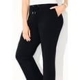thumbnail image 4 of Catherines Women's Plus Size Cloud Knit Ribbed Straight Leg Pant, 4 of 4