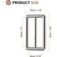 thumbnail image 3 of Beautiful 16 Pack Plastic Slide Buckle, Slider, Tri-Ring Adjuster Webbing Slider for Backpack Strap - Designed for unforgettable wedding needs, 3 of 4