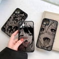 thumbnail image 2 of Funda de teléfono de Anime de tendencia de chica Linda para iPhone 15 14 13 12 11 Mini Pro Max X XR XSMax 7 8 Plus, cubierta transparente mate a-ahegaos, 2 of 5