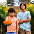 thumbnail image 6 of NERF Turbo Jr. Kids Foam Football - Classic Foam Football for Kids - Indoor + Outdoor Soft Foam Ball - Kids Mini Soft Foam Ball - NERF Toy Football for Kids - Easy Throw + Catch Youth Football, 6 of 8