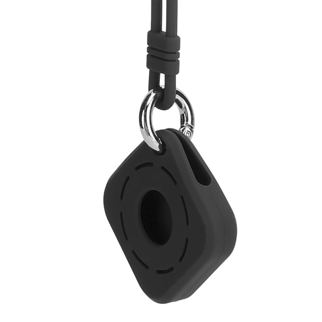 Locator Manchon de Protection, Portable Silicone Locators Couvrir Résistant à l'Usure Léger pour IOS Locator pour le Bureau pour la Maison pour Voyage Noir, Transparent, Rouge Corail, Orange, Noir