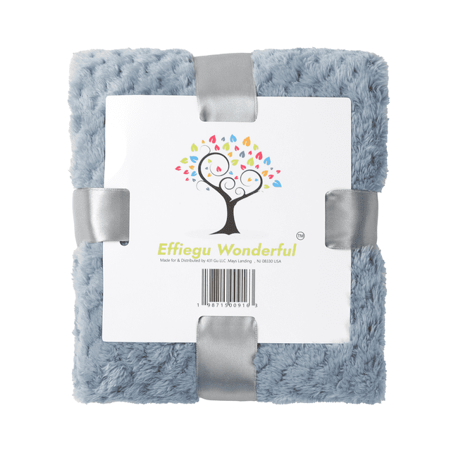 "Effiegu Wonderful " TM Water Proof Soft Pet Cozy Comfortable Blanket In Blue