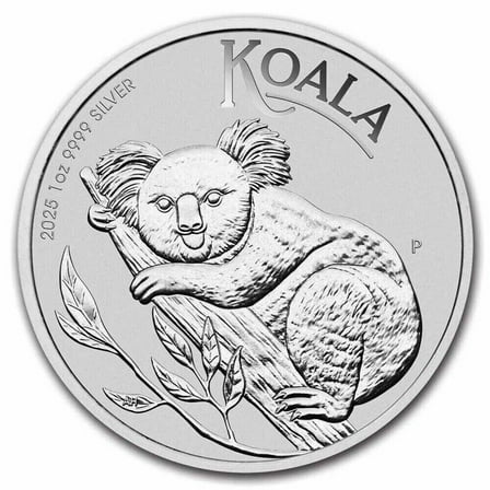 2025 1 oz Silver Australian Koala .9999 Fine Silver BU - In Capsule