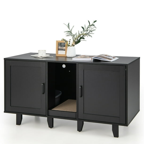 Tv stand litter box cheap