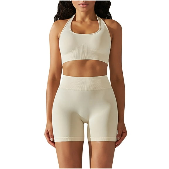 Summer Fsshion Two Piece of Outfits for Womens Plus Size Casual Spring Summer Sleeveless Round-Neck Blouses & Shirts Sets