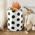 thumbnail image 4 of Dirty laundry basket waterproof folding laundry basket, cotton and hemp storage box for toy collection, 4 of 7