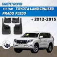 thumbnail image 1 of Exquisite 4Pcs Mud Flaps Splash Guards For Toyota Land Cruiser Prado FJ200 2012 2013 2014-2015 Front and Rear Mudguards, 1 of 5