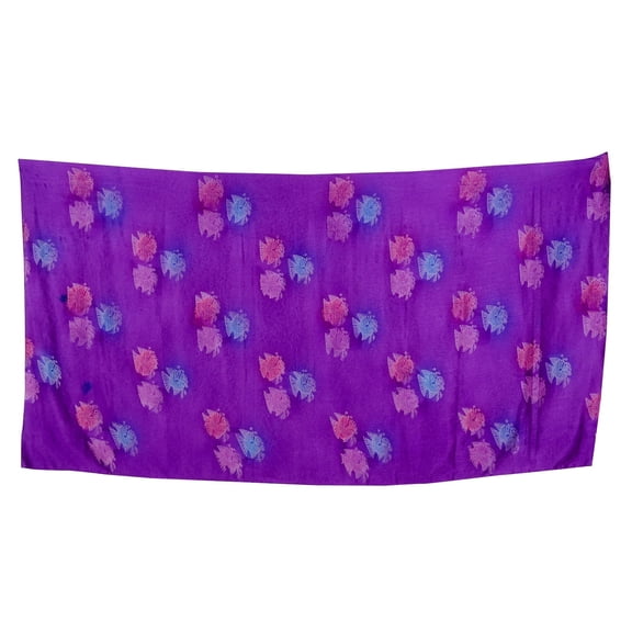 HAPPY BAY Women's Wraps Summer Long Pareos Vacation Skirt Bathing Suit Cover-Up Beach Dress Bikini Sarong Swimwear for Women One Size Fish, Purple