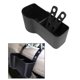 thumbnail image 4 of (Paquete de 2) asiento de coche negro sobre el respaldo, soporte doble para vasos y alimentos para niños, almacenamiento, 1 portavasos y 1 compartimento para alimentos, 4 of 5