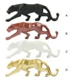 thumbnail image 3 of Guardoinrt Animal Shape Sculpture Solid Color Replacement Simulation Modern Exquisite Decorative Stylish Office Decor Ornament Gold 1Set, 3 of 6
