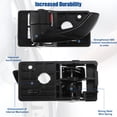 thumbnail image 6 of Unique Bargains 1PC Front Left Interior Door Handle Black Fit for Hyundai Tucson 2005-2009 No.826102E000DD, 6 of 7