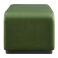 thumbnail image 3 of Koda Performance Velvet Waterfall Ottoman in Black Moss Green, 3 of 10