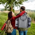 thumbnail image 4 of Yuarrent Picnic Backpack Bag Insulated Compartment Insulation Capacity Kitchen Hiking Bags Large Carrying Women Storager Kits de desorden para acampar, 4 of 6