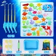 thumbnail image 4 of TOY Life Fishing Game for Kids with 4 Fishing Pole, Pool Fishing Games Fish Bath Toy, Water Toys for Kids Age 3-5, Toddlers Pool Toys, Fishing Toy, Outdoor Fishing Bath Toy, 4 of 6