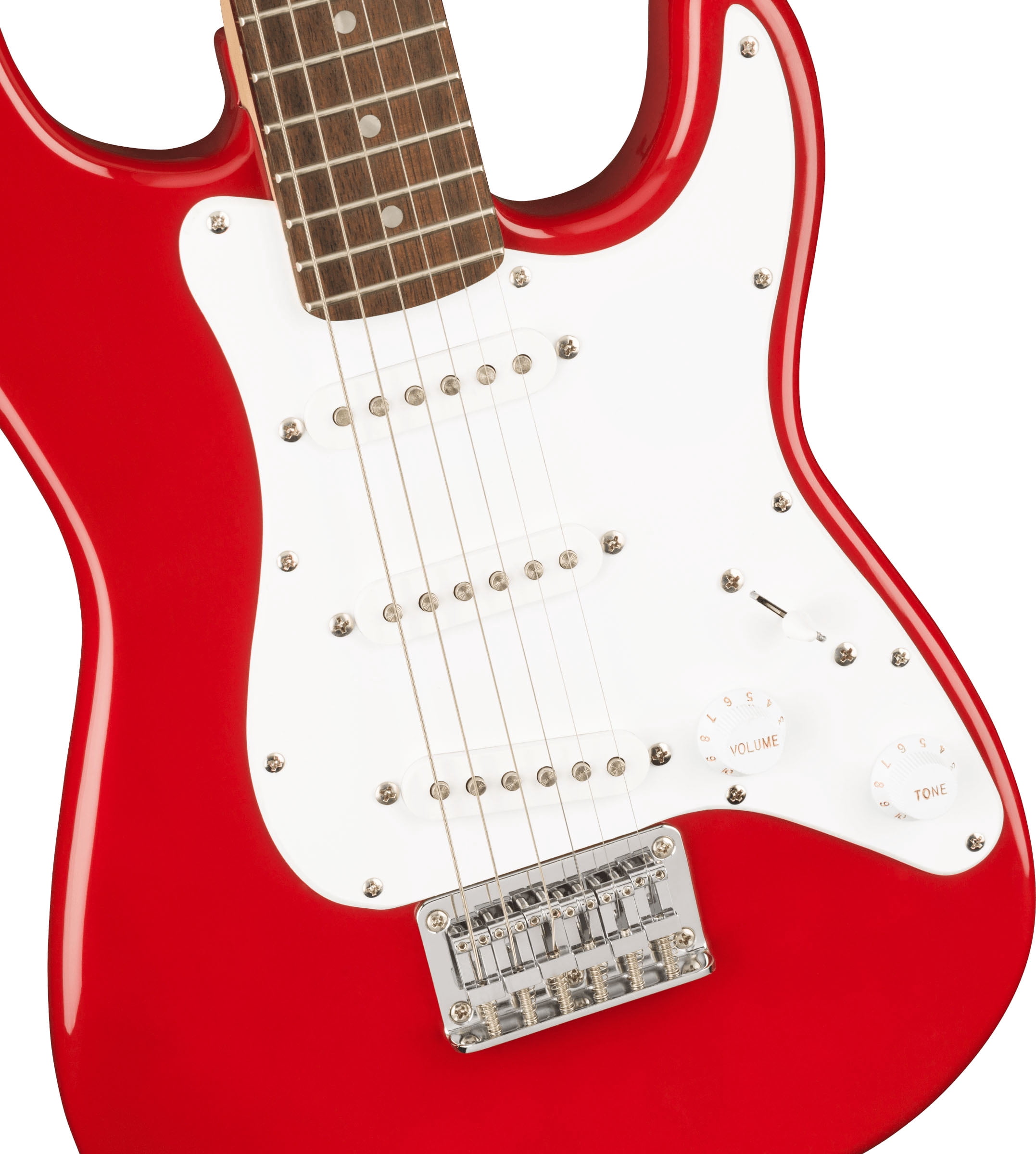 Fender Squier 3/4-Size Kids Mini Strat Electric Guitar - Dakota Red w/ Cable