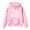 Pink, variant on SwiftWear Hoodies for Teen Girls Boys Fashion Casual Letter Print Pocket Hooded Sweatshirt Fall Winter Tops for 4-14T, Black