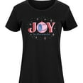 thumbnail image 3 of Instant Message - Christmas - Joy To The World Sparkle - Women's Any Way Dress, 3 of 7