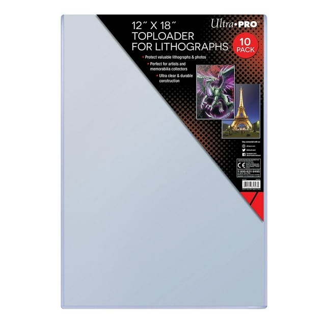 Protector Ultra Pro para Litografías 12x18 (10 unidades)