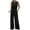 Black, variant on hotojiny Sleeveless Jumpsuit for Womens High Waist Wide Leg Long Pants Rompers with Pockets Dressy Casual One-Piece Outfits