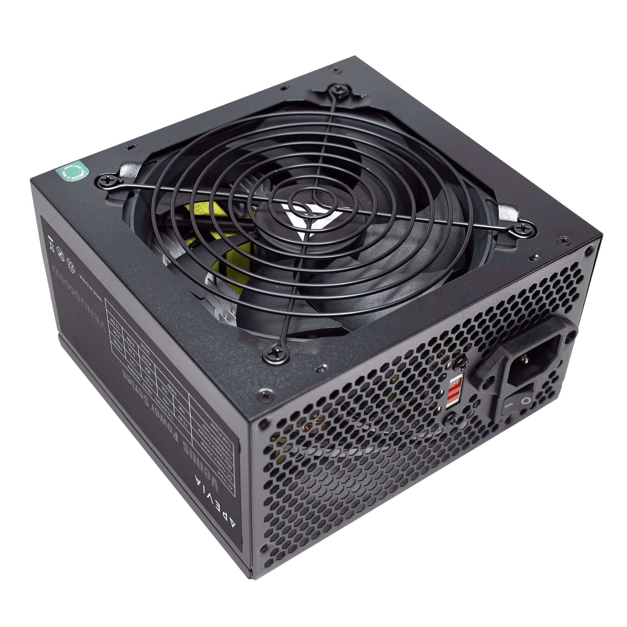 Apevia ATX-VN500W - Power supply (internal) - ATX12V - AC 115/230 V - 500 Watt - black
