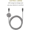 thumbnail image 5 of Native Union Night Charge/Sync Cable USB-C to Lightning with Weighted Knot 10ft Zebra Charge/Sync Cables, 5 of 5