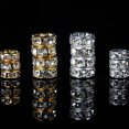 thumbnail image 5 of 50pcs/lot 8mm Rhinestone Rondelle Crystal Round Loose Spacer Beads for Jewelry Making DIY Bracelet Necklace Accessories, 5 of 5