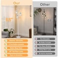 thumbnail image 4 of 68" Farmhouse floor lamp, Dimmable Industrial Floor Lamps for Living Room, 3 Light Rustic Standing Tall Lamp Including 3 PCS 6W Edison Bulbs, Tree Floor Lamp for Bedrooms Room, Office, Bar, Silver, 4 of 14