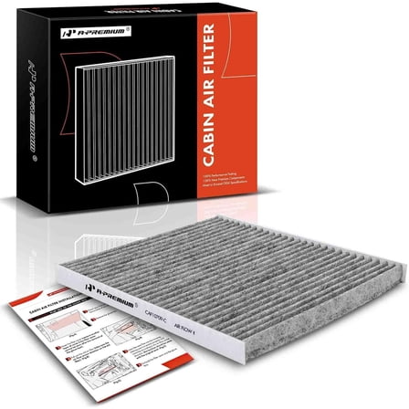 A-Premium Cabin Air Filter with Activated Carbon - Compatible with Hyundai & Kia Vehicles - Accent, Tucson, Veloster, Genesis Coupe, Forte Koup, Rio, Rondo, Sportage