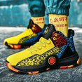 thumbnail image 2 of Unisex High-Top Basketball Shoes, Breathable Non-Slip Court Sneakers with Wear-Resistant Rubber Outsole, 2 of 7